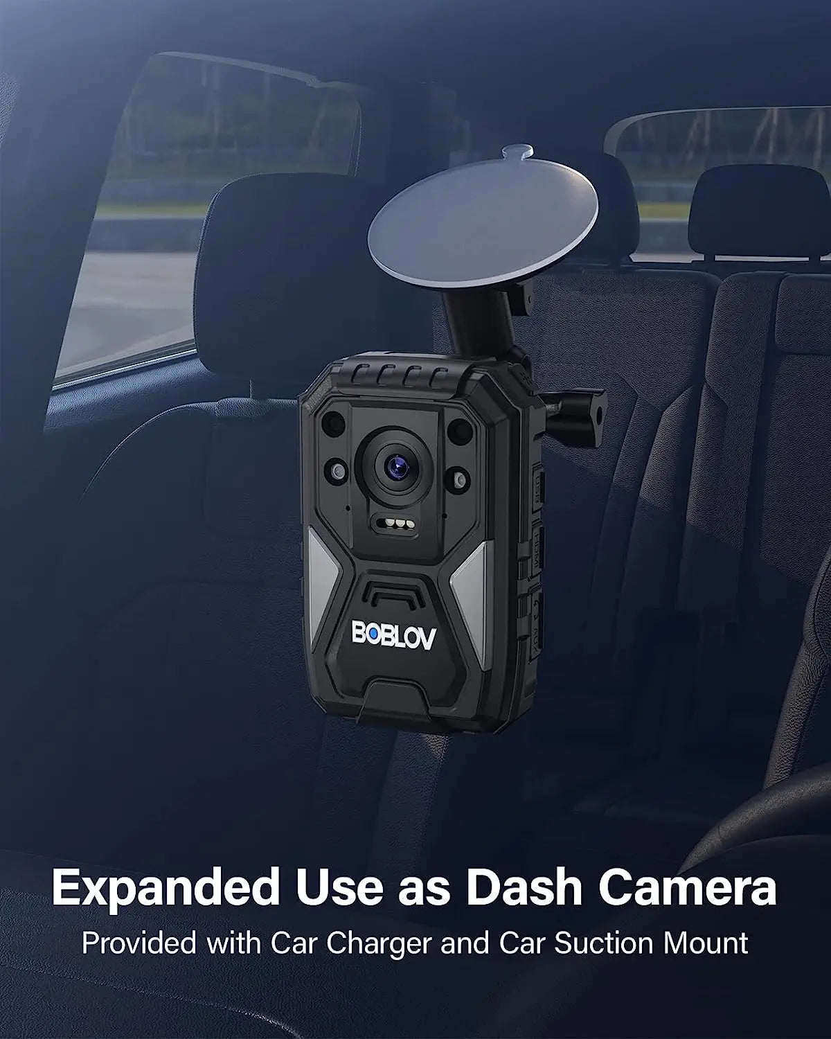 Body Worn Camera 4K 128G Video Recorder GPS IP67 Police Security Camera