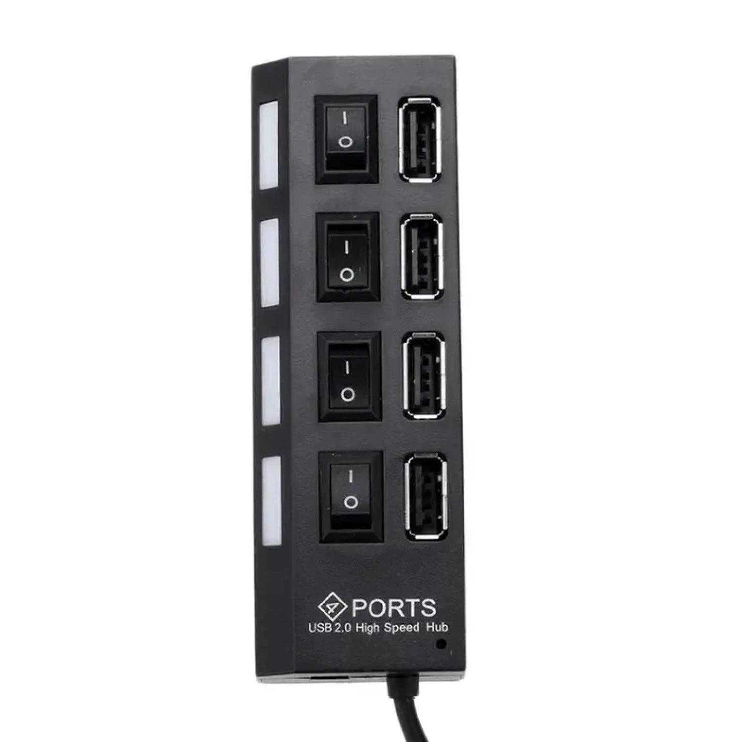 New USB 2.0 Data Hub With Individual  Switches And Lights For PC Laptop