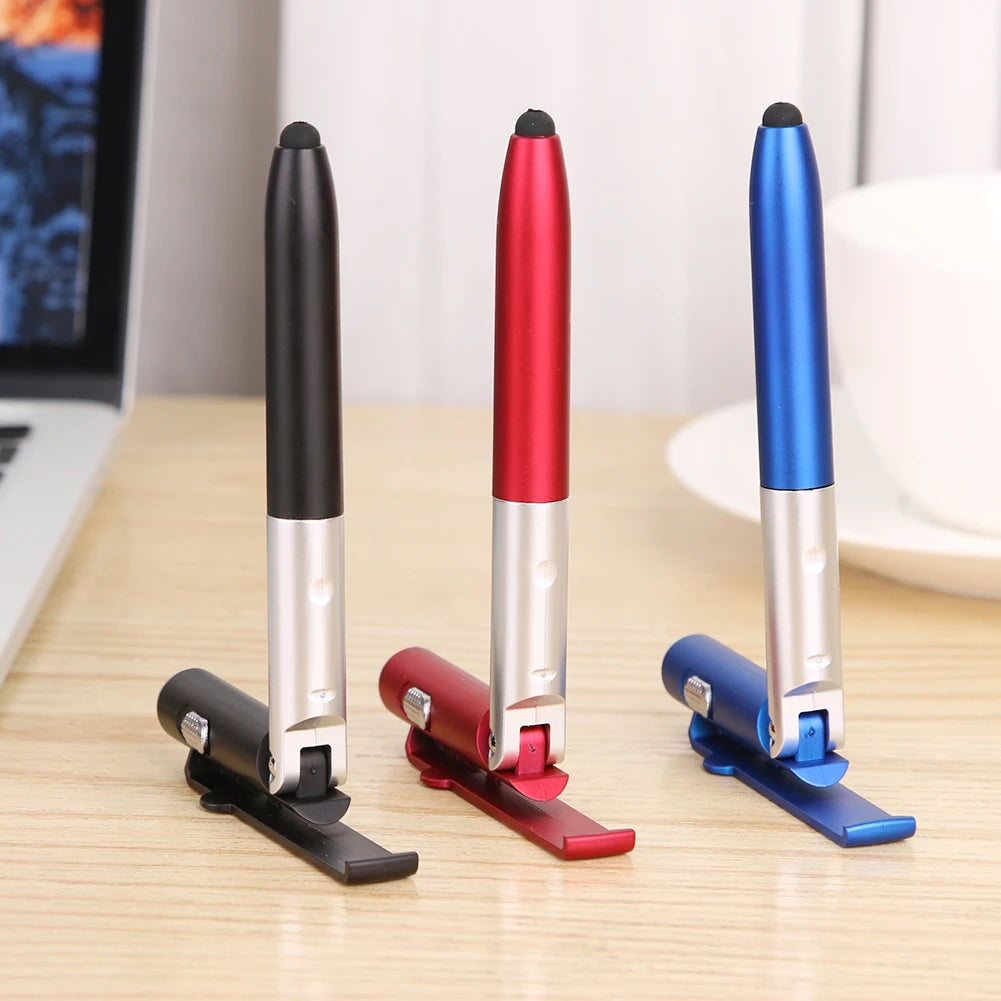 Multifunctional Ballpoint Pen Mobile Phone Stand Holder Folding