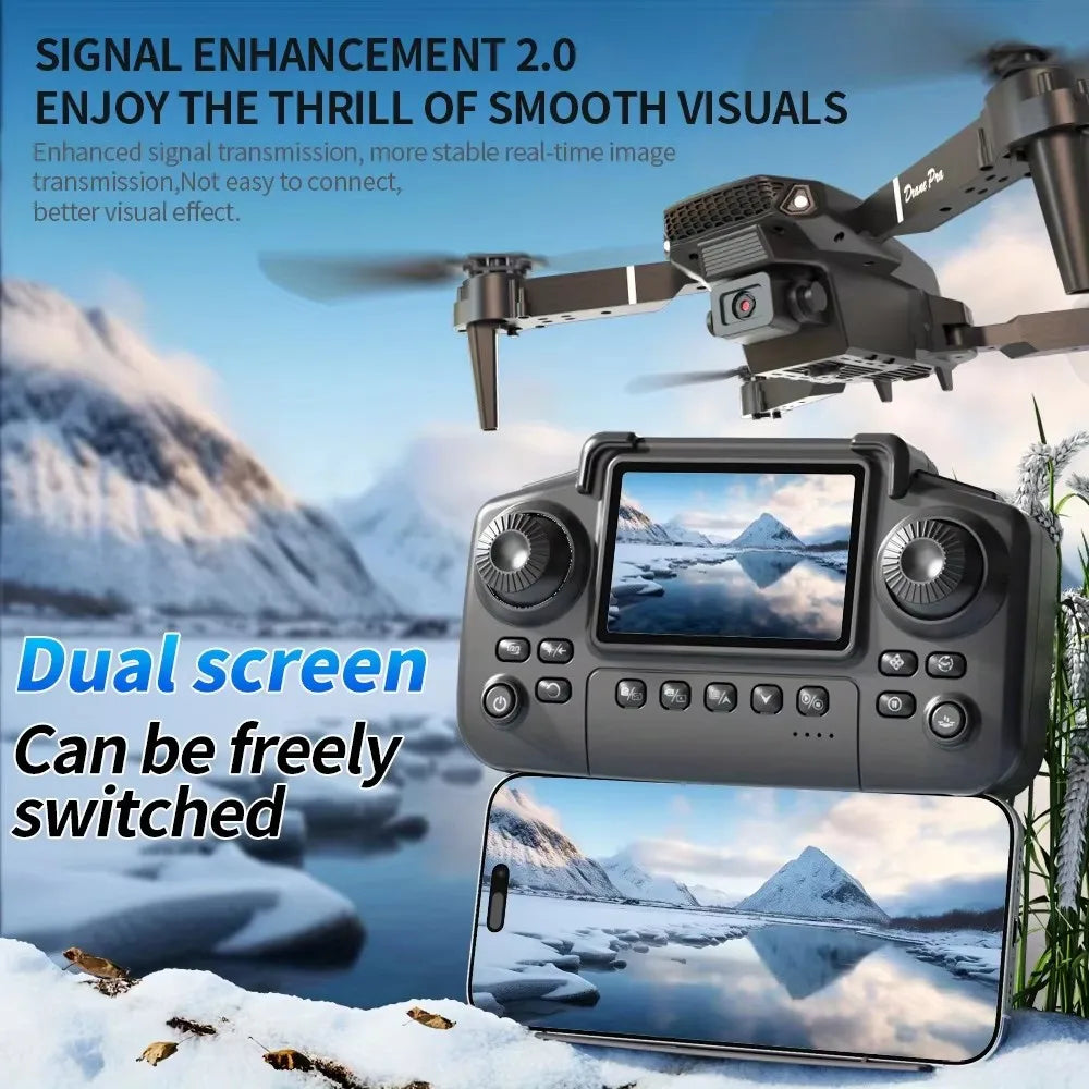 New Upgraded Drone E88 Pro 4K Dual Camera HD Aerial Photography Dron