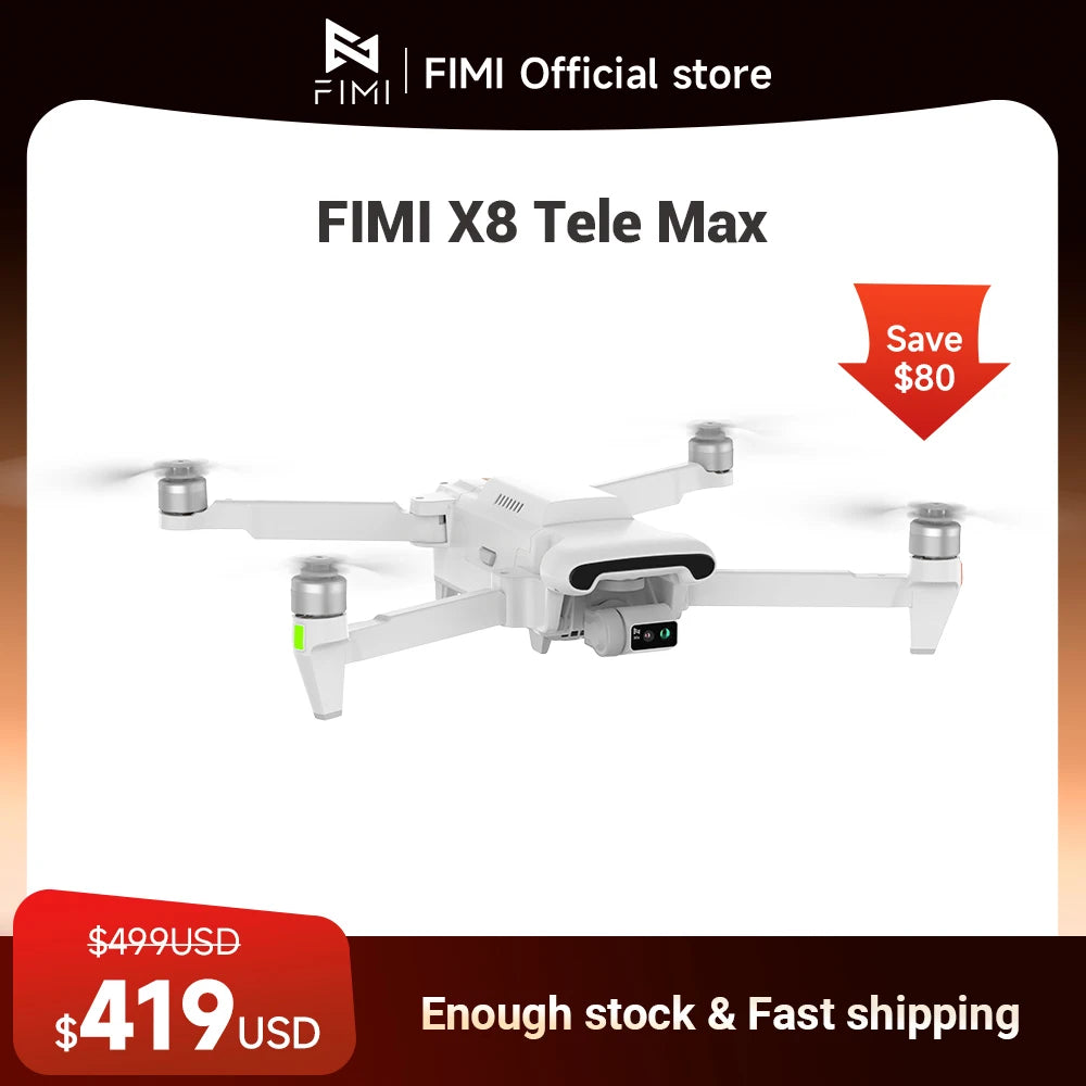 Tele Max drone CMOS Wide-Angle Tele Camera 30x Hybrid Zoom