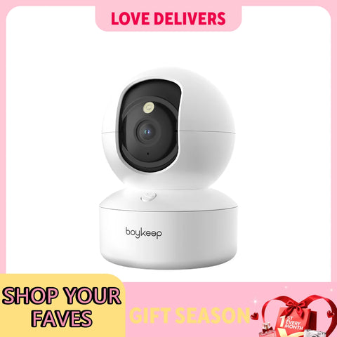 BoyKeep Smart Camera 2K Security Protection Wifi Indoor Baby Night Vision